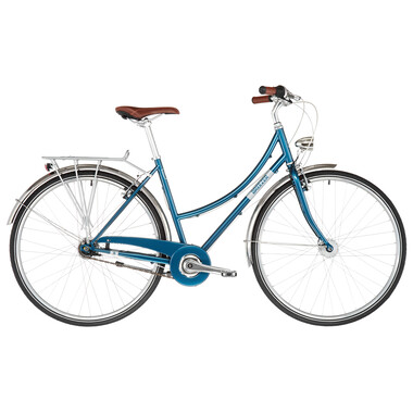 Bicicleta de paseo BREEZER DOWNTOWN 7+ ST TRAPEZ Mujer Azul 2021 0
